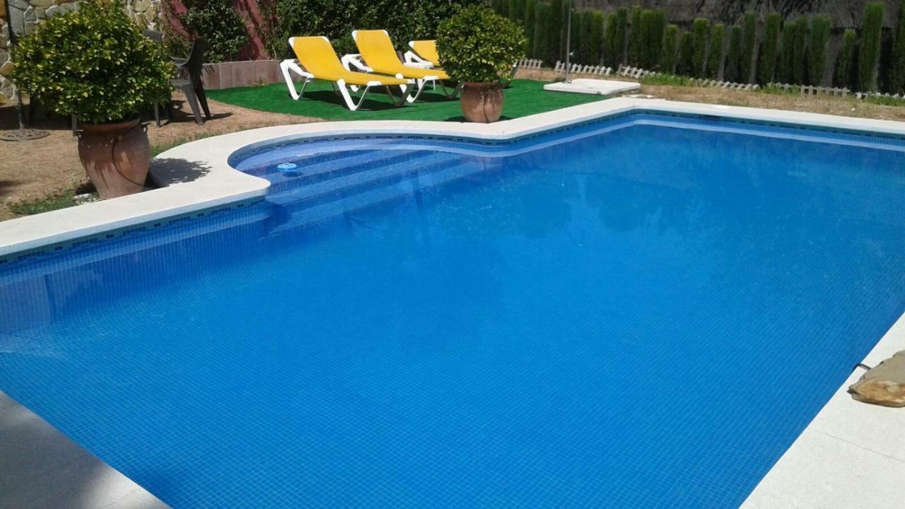 Villa Casa Encantadora Con Piscina Privada Y Chimenea Las Jaras Exterior foto